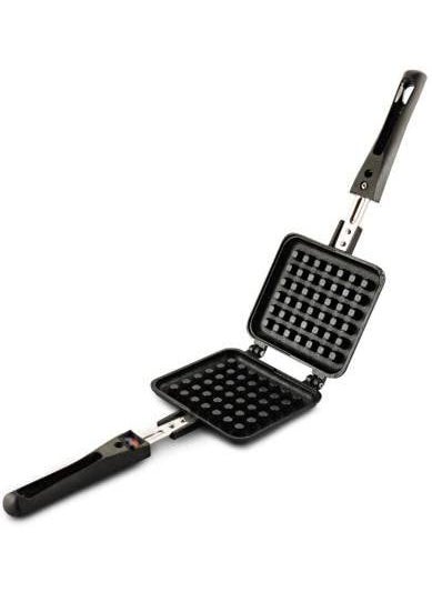 Aashita Shoppe Non Stick Heavy Quality Waffle Maker Machine with Comfortable Handle for Kitchen Gas Stove Modern Kitchen Tool Waffle Maker