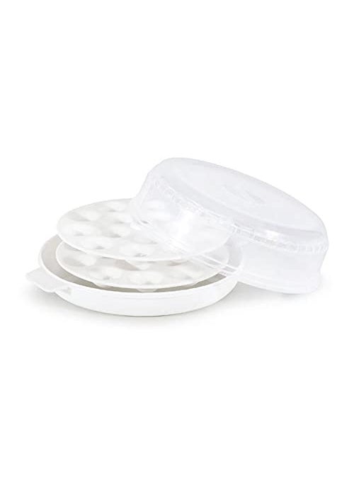 saleshop365 Microwave Safe Idli Maker Mini Idli Maker 2 Plates 30 Idli Microwave Idli Maker 2 Plates30Idlis