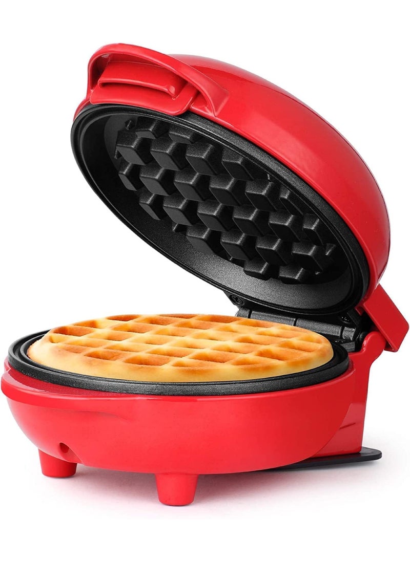 Mini Waffle Maker Machine 3 In 1 Waffle Iron Home Appliances Kitchen Easy To Clean Perfect For Breakfast Dessert Sandwich Pan Cakes Other Snacks