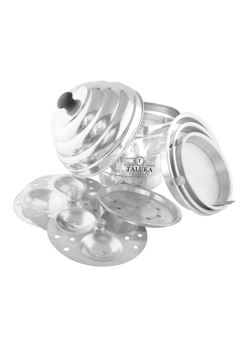 Taluka Aluminium Idli Maker 15 Idli 95 X 12 Standard Silver
