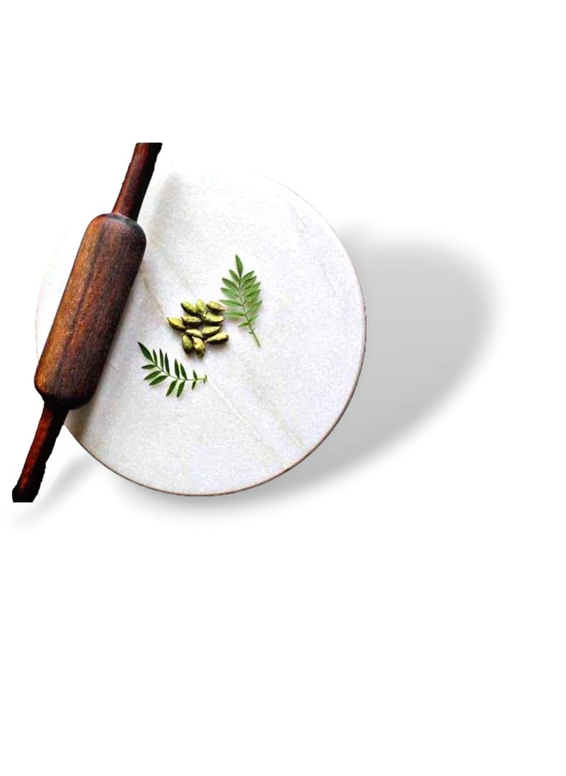 CHULO CHKLA BELAN Set for KITHCENROTI MakerCHKLA BELANCHAPATI MakerRolling PIN and Board White