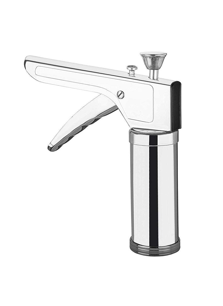 Krystia Stainless Steel Kitchen Press Sev Chakli Murukku Gathiya Sevaiya Maker Sev Machine Sancha Snacks Maker