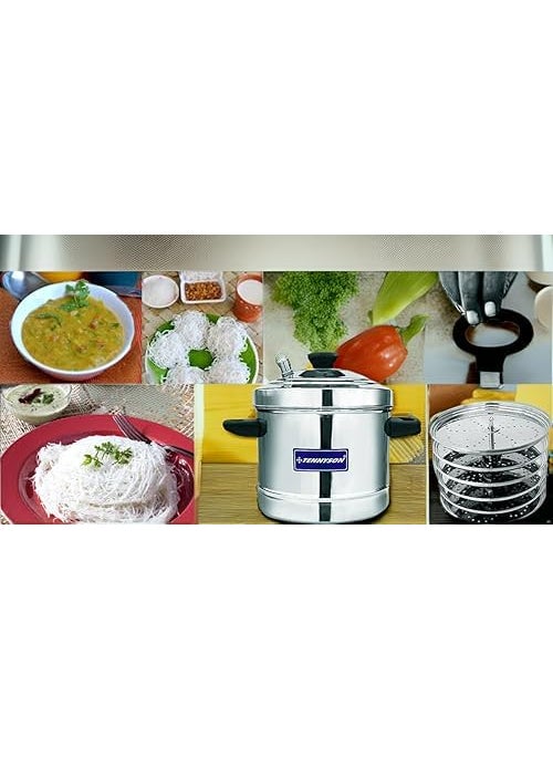TENNYSON New Generation NO Joint 6 Plates Idiyappam Maker with Thick Base