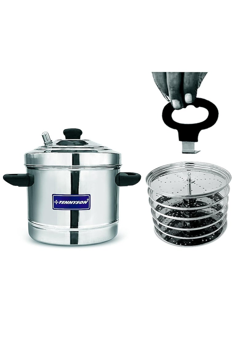 TENNYSON New Generation NO Joint 6 Plates Idiyappam Maker with Thick Base