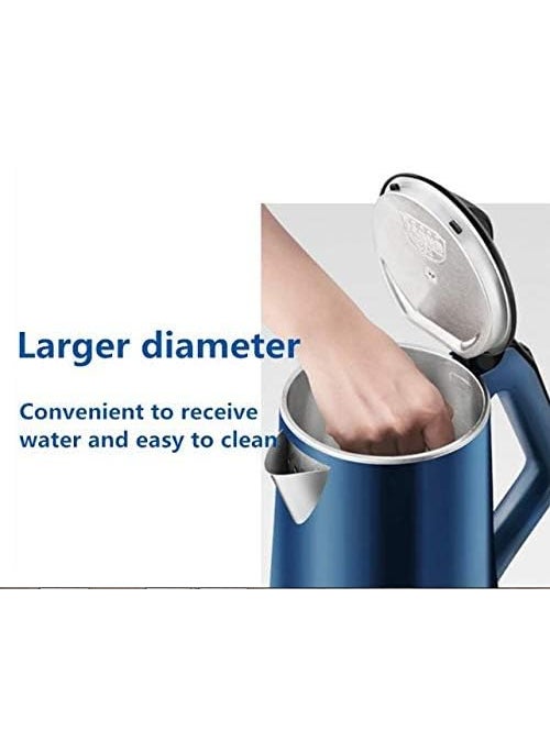 KLIZNIL Electric Kettle Household Heat Preservation Integrated Automatic Power Off Quick Pot Boiling Travel Water Heating Kettle Mini Electric Kettle Cup Heater Portable Stainless Steel Tea Pot Boiler
