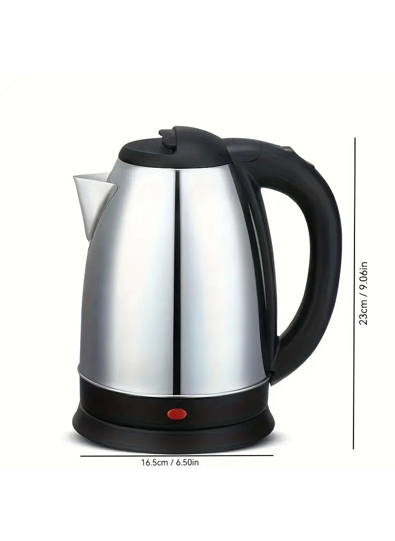 LEKORED Electric Kettle 2 Litre with Stainless Steel Body Design for Hot WaterTeaCoffeeMilkInstant NoodlesSoupRice and Other Multi Purpose Accessorize Cooking Foods Kettle
