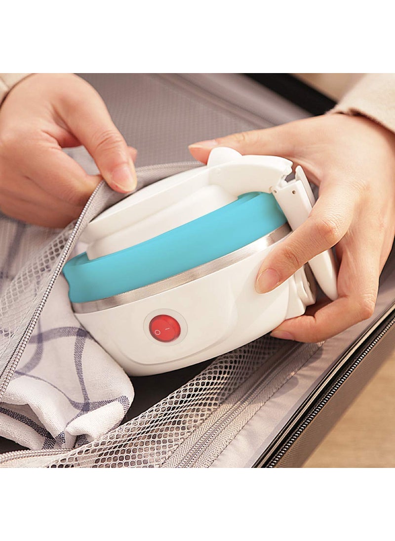 Shyam Export Silicone Foldable Travel Electric Portable Hot Water Kettle 600ML Collapsible Kettle 220V 50Hz Hot Water Boiler Tea Heater for Travelling Office And Home Use Random