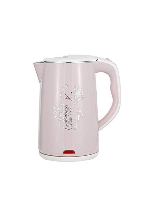 EVER MALL Electric Kettle Double Wall 25L Electric Tea Kettle Stainless Steel Interior 1500W Cool Touch Water Kettle BPAFree Cordless Auto ShutOff BoilDry Protection 220V