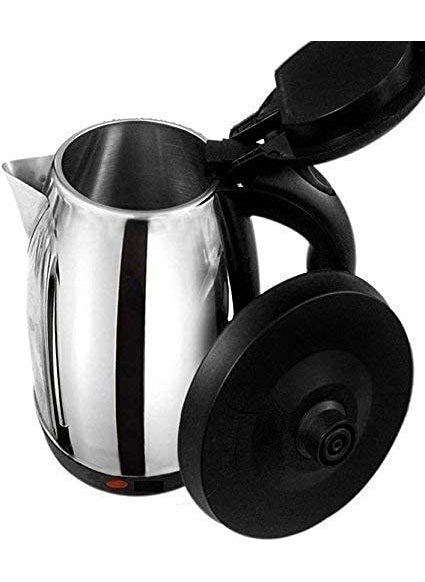 Sajag Scarlett Electric Kettle 2 Liter Multipurpose Large Size Tea Coffee Maker Water Boiler with Handle Silver