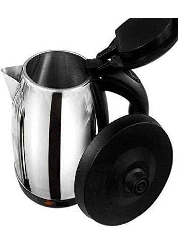 BRITSPEAR Stainless Steel Electric Kettle Automatic Extra Large Cattle Electric with Handle Hot Water Tea Coffee Maker Water Boiler Boiling Milk Black2 Liter