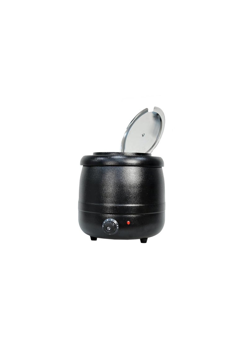 Gurubhai Equipments Electric 10 Liter Soup Kettle Warmer Soup Tureen for Catering Restaurants Buffets and Food Service Businesses Ideal for Keeping Soups Sauces and Stews Warm