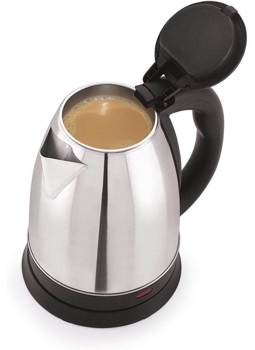 Electric Kattle 2 Litre Elegant Design for Hot Water Tea Rice and Other Cooking Foods Kettle Boil Drying Protection Used as Boiler Milk Tea Water Soup