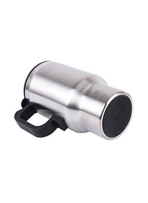 Grodd Stainless Steel Electric Smart Mug 12V CAR Electric Kettle Heated Mug CAR Coffee Cup Water Heater Mug for Toyota Innvo Crysta1 Pcs