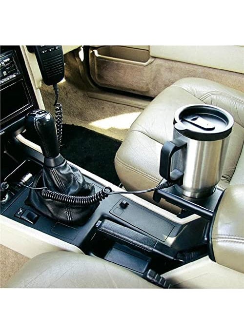 Faauto Stainless Steel 12V Car Charging Travel Electric Heating Mug Kettle for Volkswagen Ameo