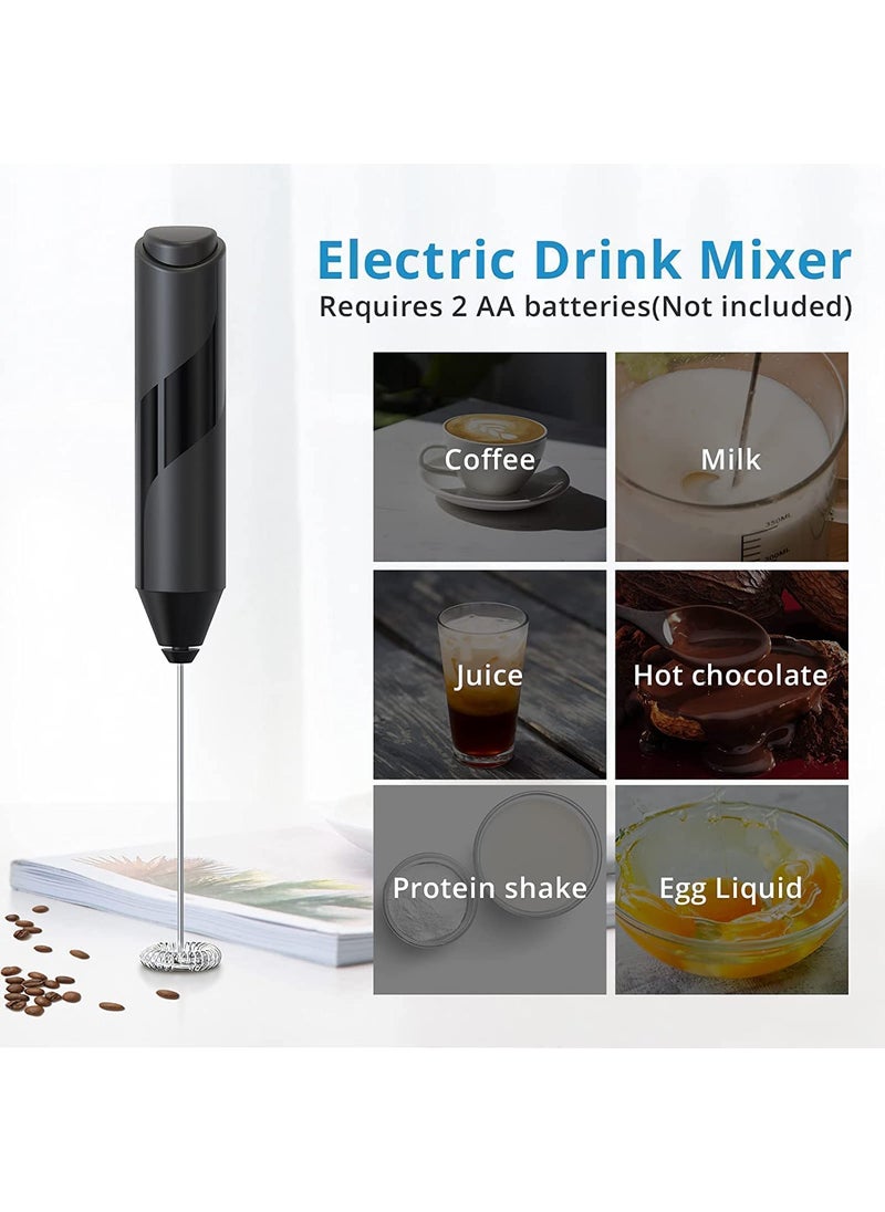 BEYOND BASIC Mini Coffee Milk Egg Beater Electric Foam Hand Blender Mixer Classic Sleek Design Froth Whisker Latte Maker for MilkCoffee BeaterJuiceCafe LatteCappuccino 1