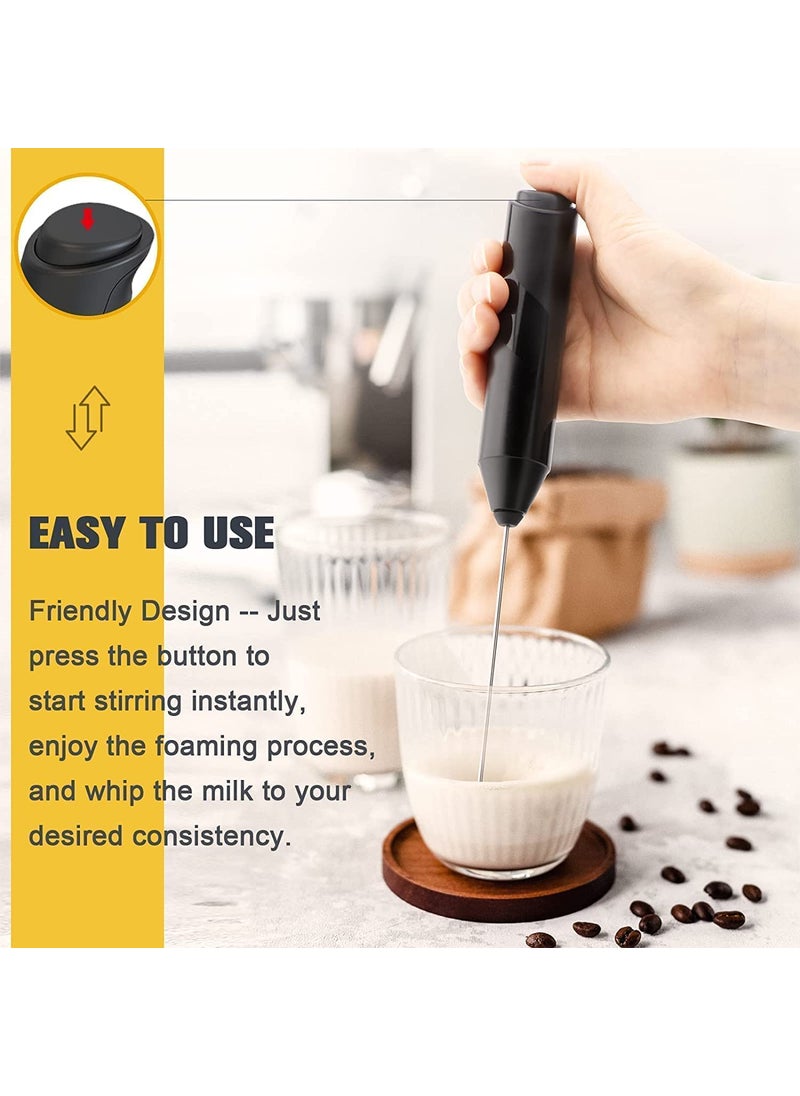 BEYOND BASIC Mini Coffee Milk Egg Beater Electric Foam Hand Blender Mixer Classic Sleek Design Froth Whisker Latte Maker for MilkCoffee BeaterJuiceCafe LatteCappuccino 1