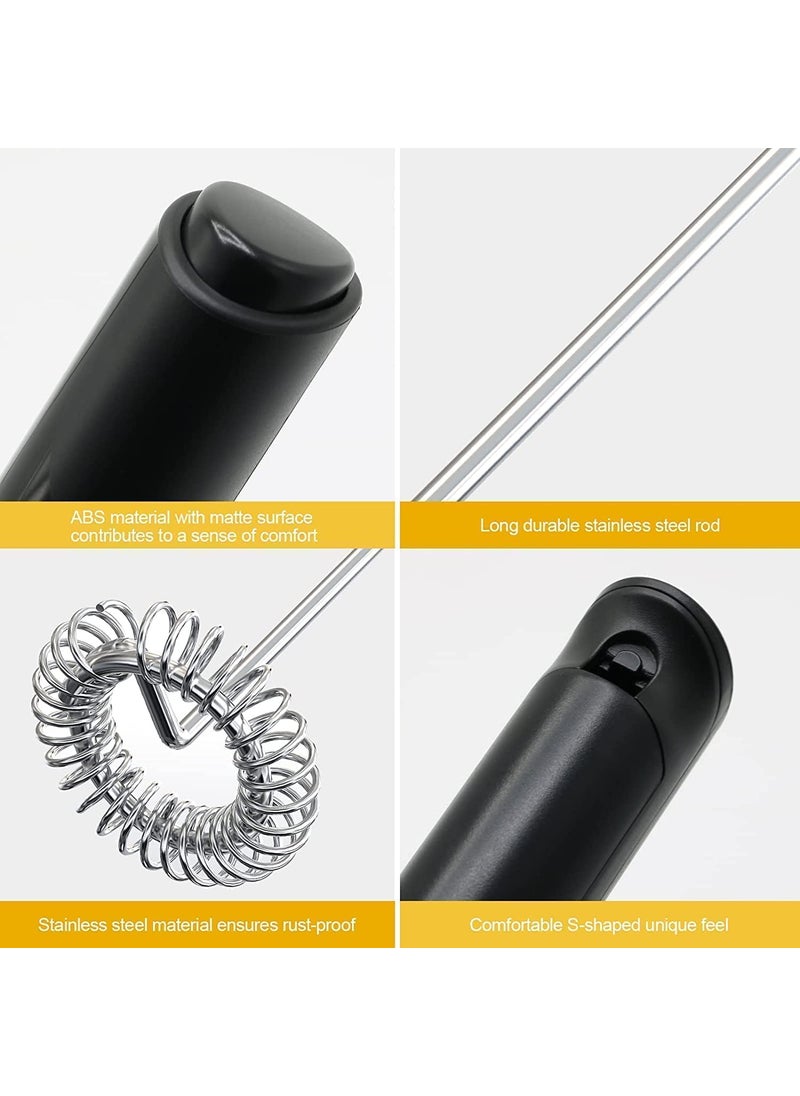BEYOND BASIC Mini Coffee Milk Egg Beater Electric Foam Hand Blender Mixer Classic Sleek Design Froth Whisker Latte Maker for MilkCoffee BeaterJuiceCafe LatteCappuccino 1