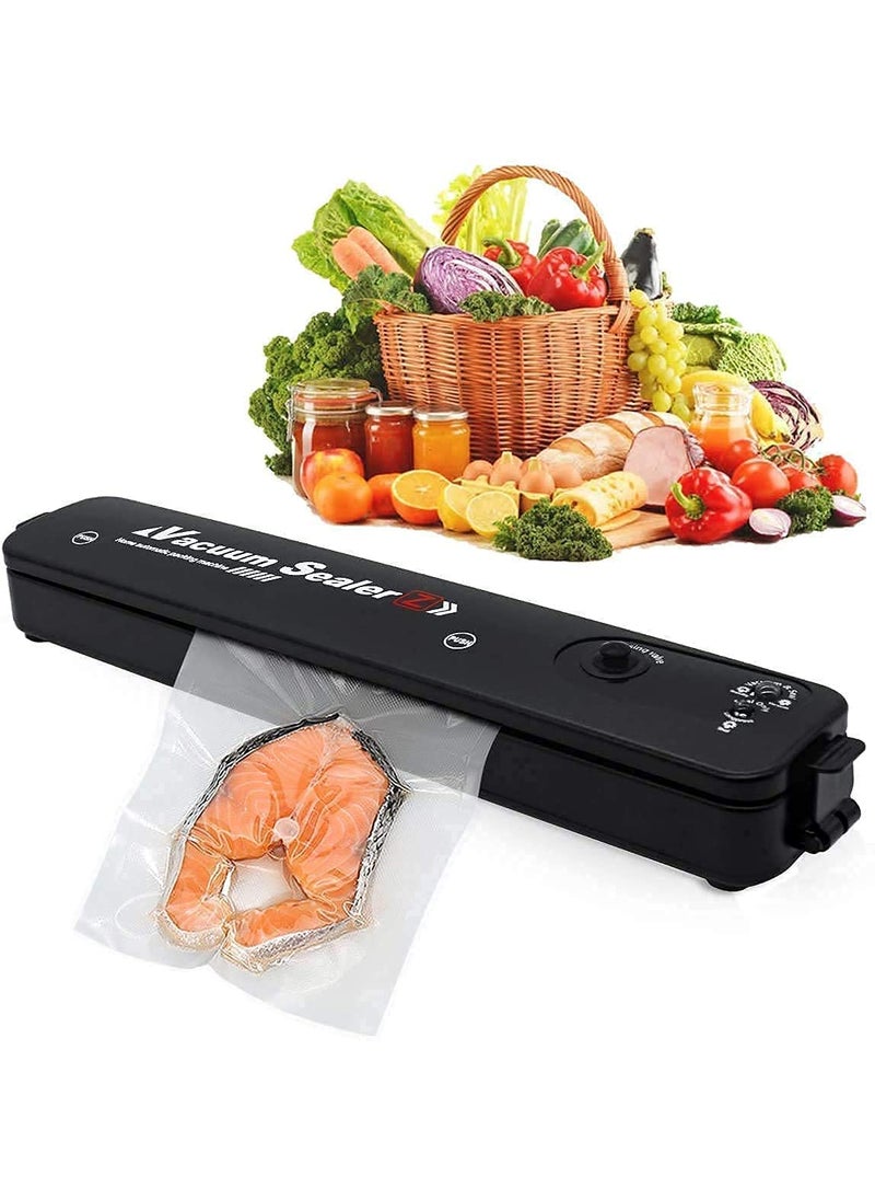 Pamidhar Vacuum Sealer Machine Automatic Fresh Food Sealer Vacuum Packing Machine for Fruits Meat Preservation with Dry and Moist Sealing Modes Multi Color Pack of 1