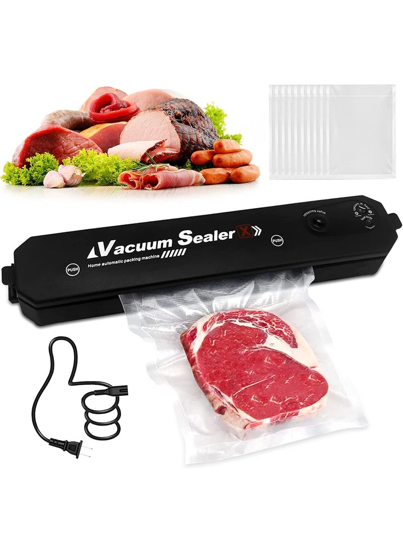 Pamidhar Vacuum Sealer Machine Automatic Fresh Food Sealer Vacuum Packing Machine for Fruits Meat Preservation with Dry and Moist Sealing Modes Multi Color Pack of 1
