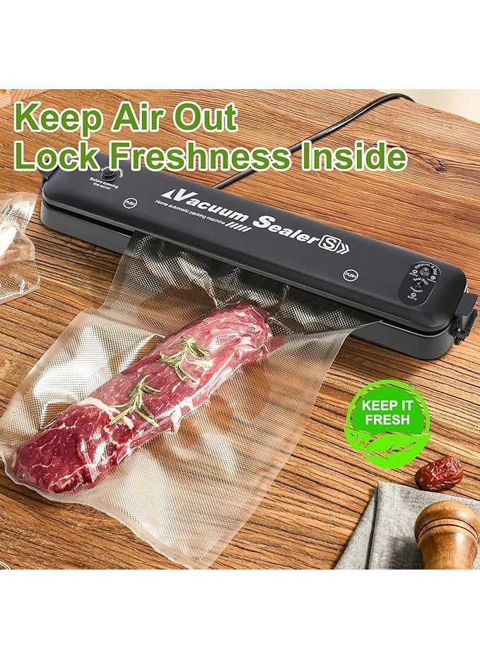 MBUYS MALL Vacuum Food Saver Sealer BPA Free Precut Bags 20X30 100 Pcs Thickened Embossed Commercial Grade Meal Storage Seal Prep Meal SousVide Cooking Heavy Duty Containers