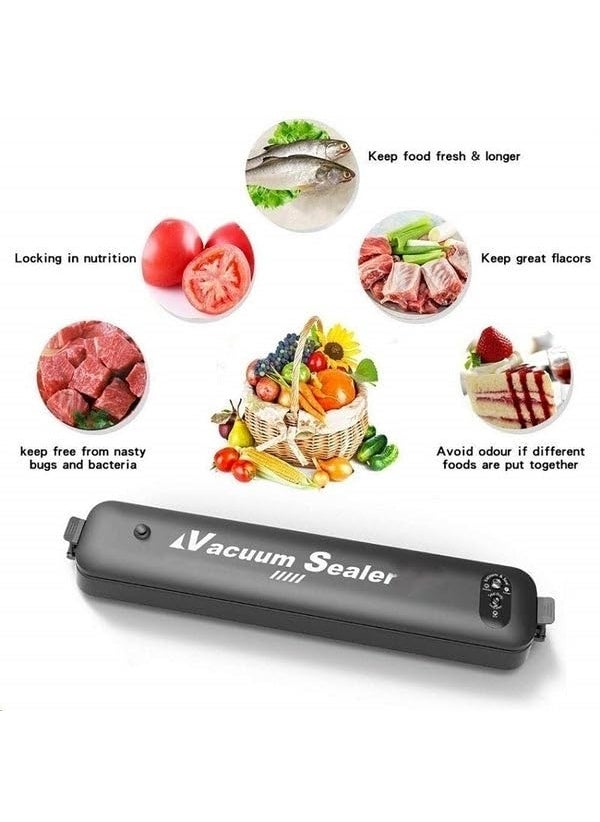 Konstella Vacuum Sealer MachineAutomatic Fresh FoodSealerVacuum Packing Machine OneTouch for Dry Moist Foodeasy to carry overheat protectionSafe comfortable to use