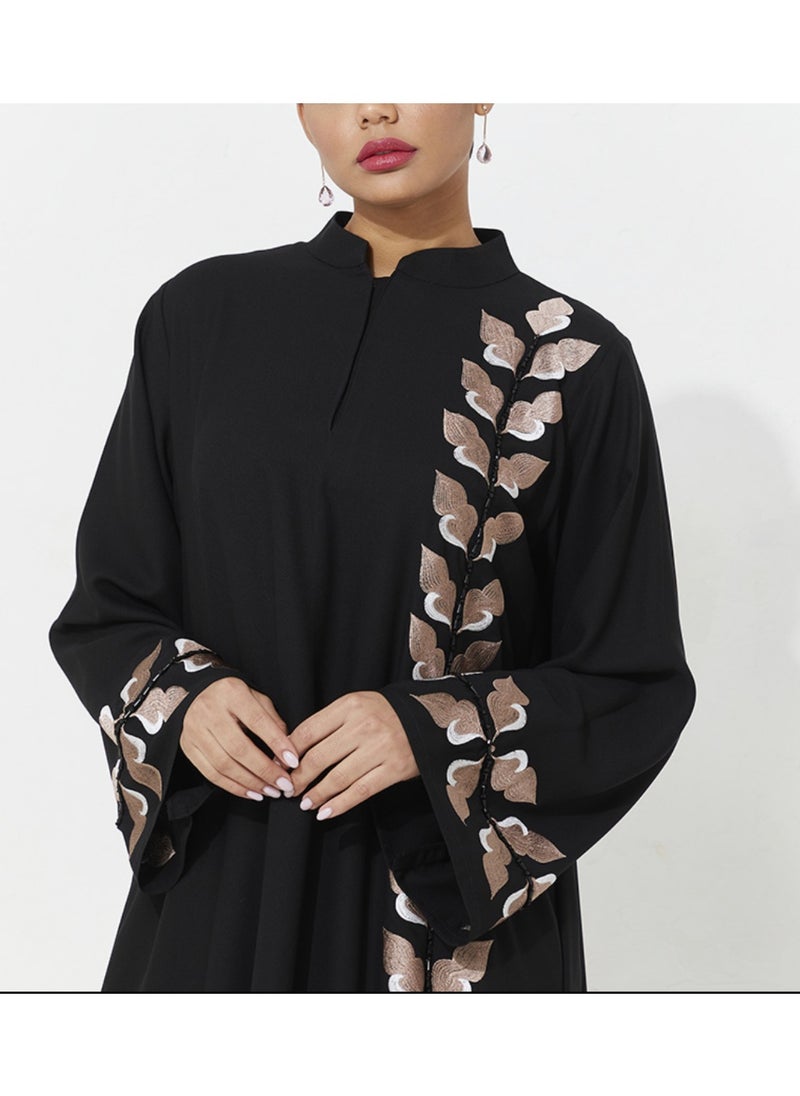 Embellished Abaya With Embroidery Wide sleeves