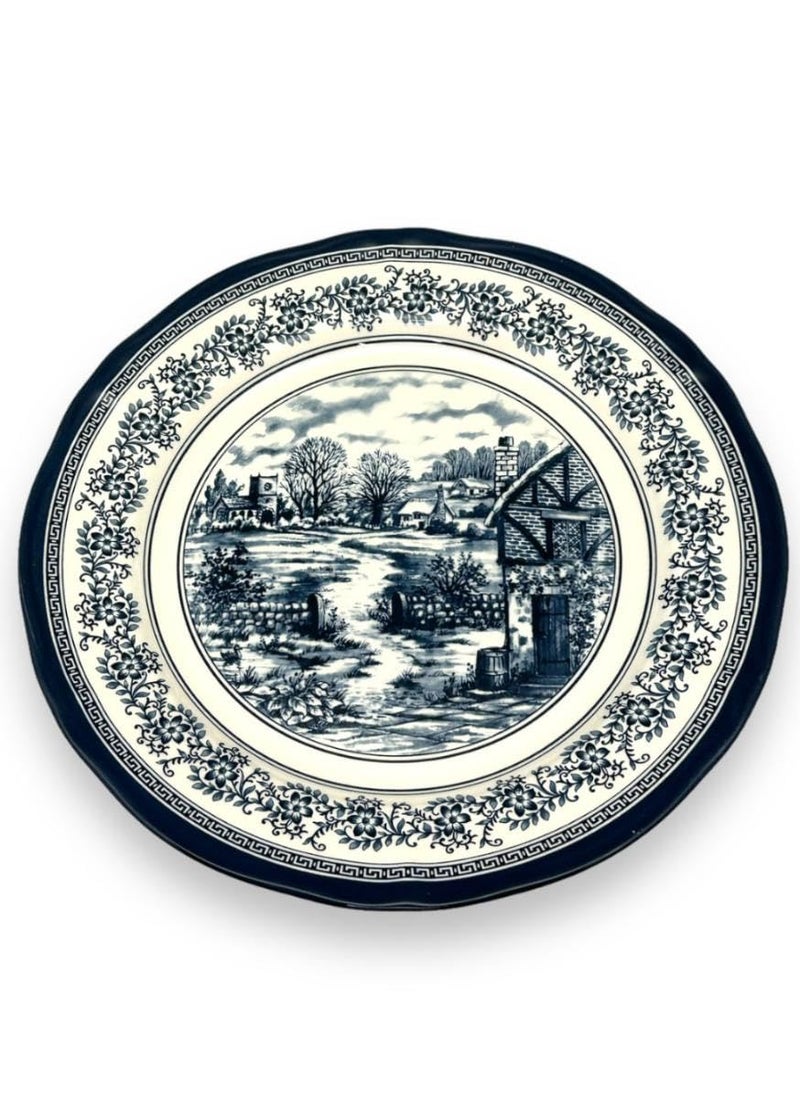 LS LUXURIOUS Halcyon Blue Dinner Plate 107inch Set of 6pcs