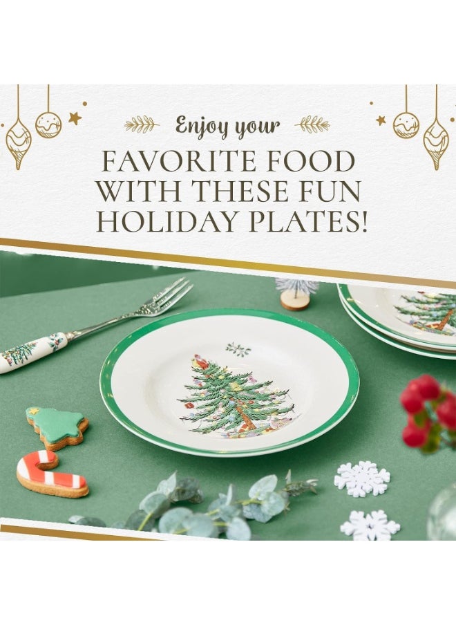 Christmas Tree Salad Plate 007 PS