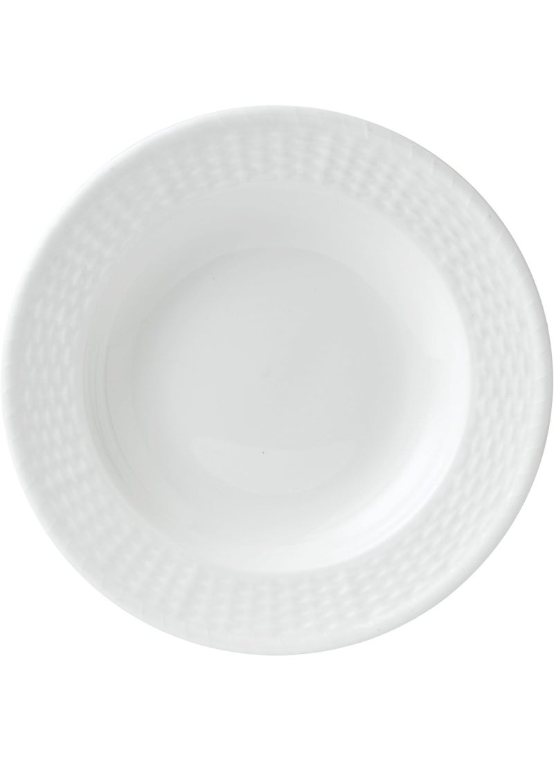 Wedgwood Nantucket Basket Rim Soup Bowl, 9 oz, White