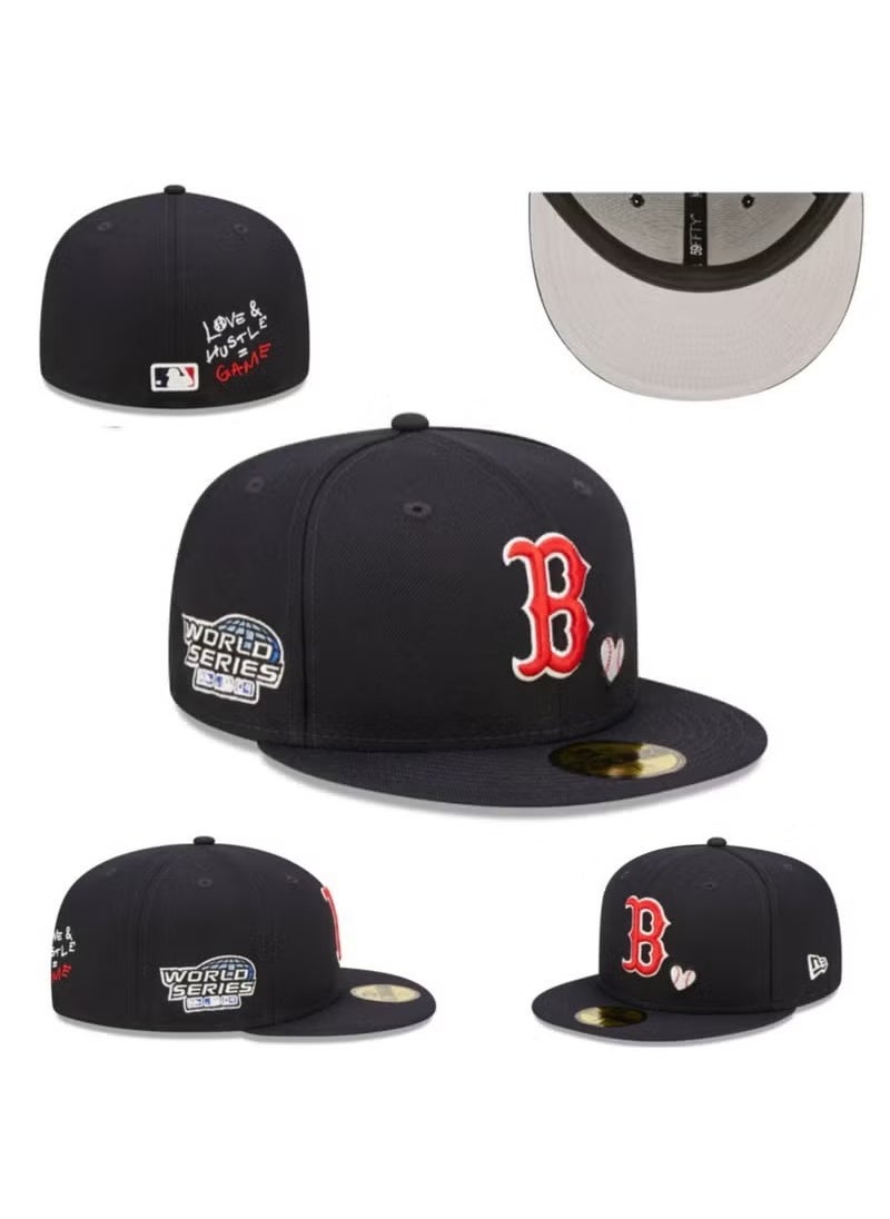 NEW ERA 3D Embroidered Fitted Baseball Team Cap with Closed Back for Sun Protection