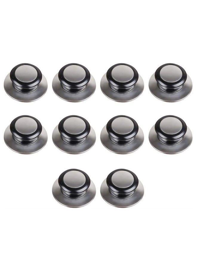 Pot Lid Knob, SYOSI 10Pcs Stainless Steel Pot Lid Replacement Knob Pan Lid Cover Knob Handle for Cookware Lid and Oven