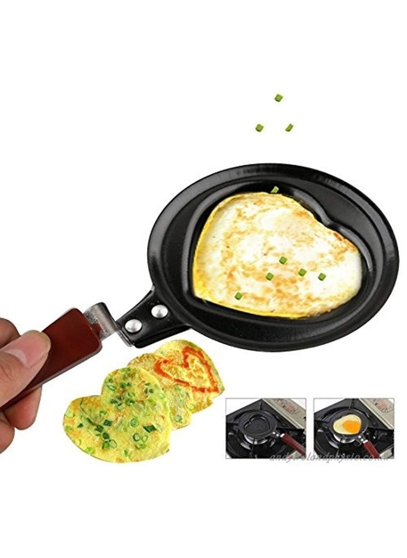 DHYANI Cartoon Shape Mini NonStick Egg Frying PanPancake Egg Frying PanBreakfast Omelette Pan Design May Vary1 Pcs Mini Omlet Pan