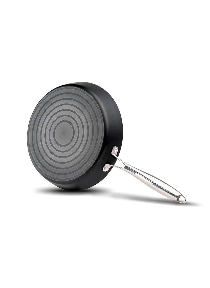NUTRION Chef Special Light Weight Blue Carbon Steel Frying Pan Like Cast Iron but Better Professional Cookware Induction Compatible 30 cm