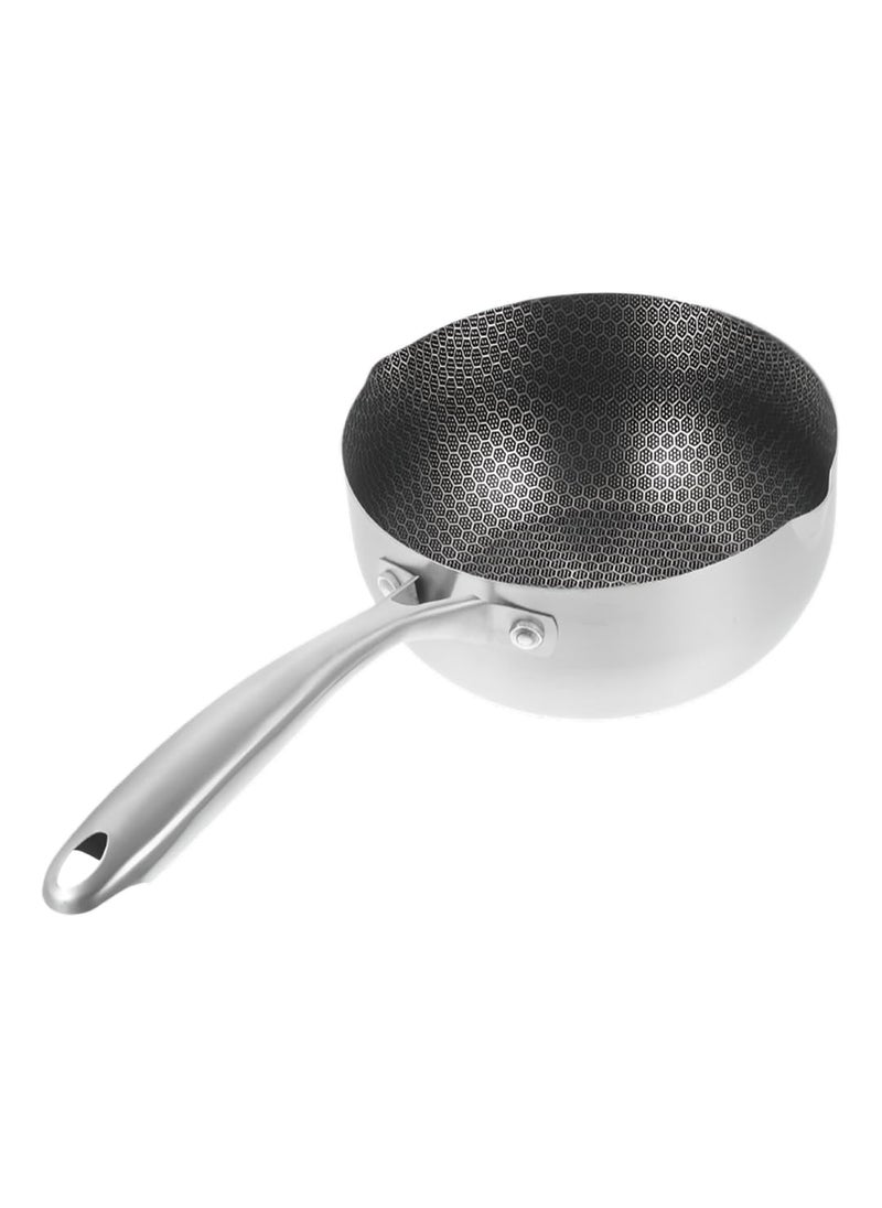 Alark Triply Frying pan Induction Base Frying Pan Non Stick Omelette Honeycomb Breakfast Skillet Frying Pan for Eggs Frying Bowl and Cookware Wok Pan Chinese Stir Fry Wok Non Stick Wok Food Bowl