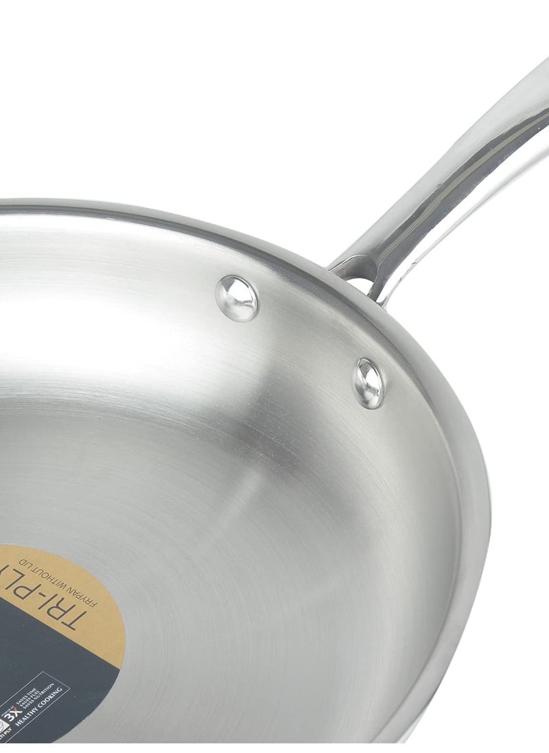 EON Triply Taper Frypan Without Lid 20Cm 12 LTR