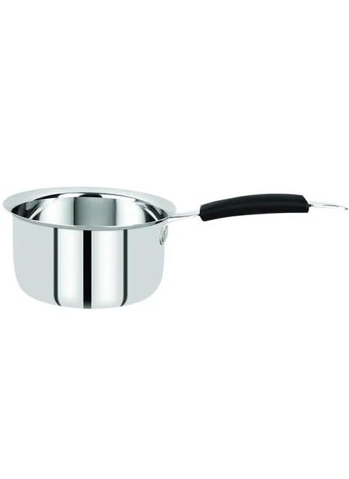 DiBha Stainless Steel Gas Compatible Heavy Base Mini Sauce PanTea Pan 500 ml