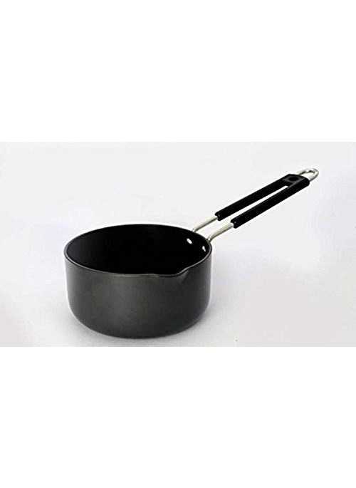 Stephy Hardanodized Aluminium Sauce Pan 1500ml 1 Piece Black