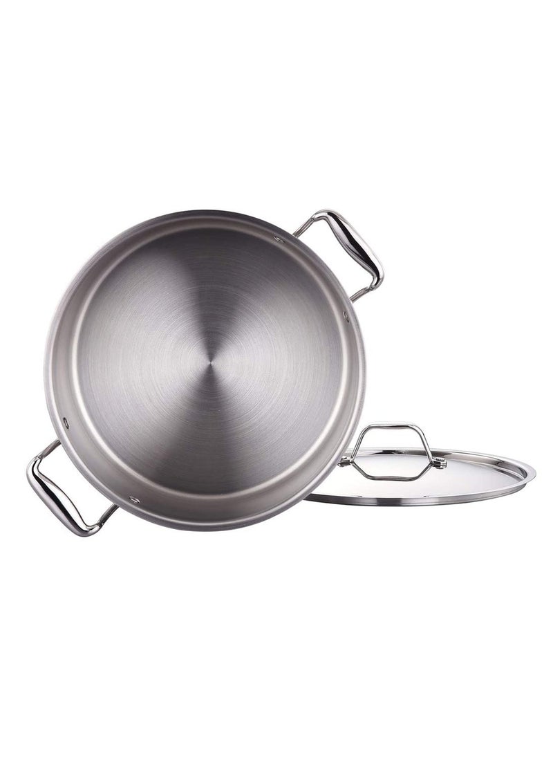 MAXIMA Triply Stainless Steel Saucepot 28Cm83LiterSuperior Heat ConductivityVersatile SizesAnd Durability For Perfectly Even CookingIdeal For Induction Stovetops