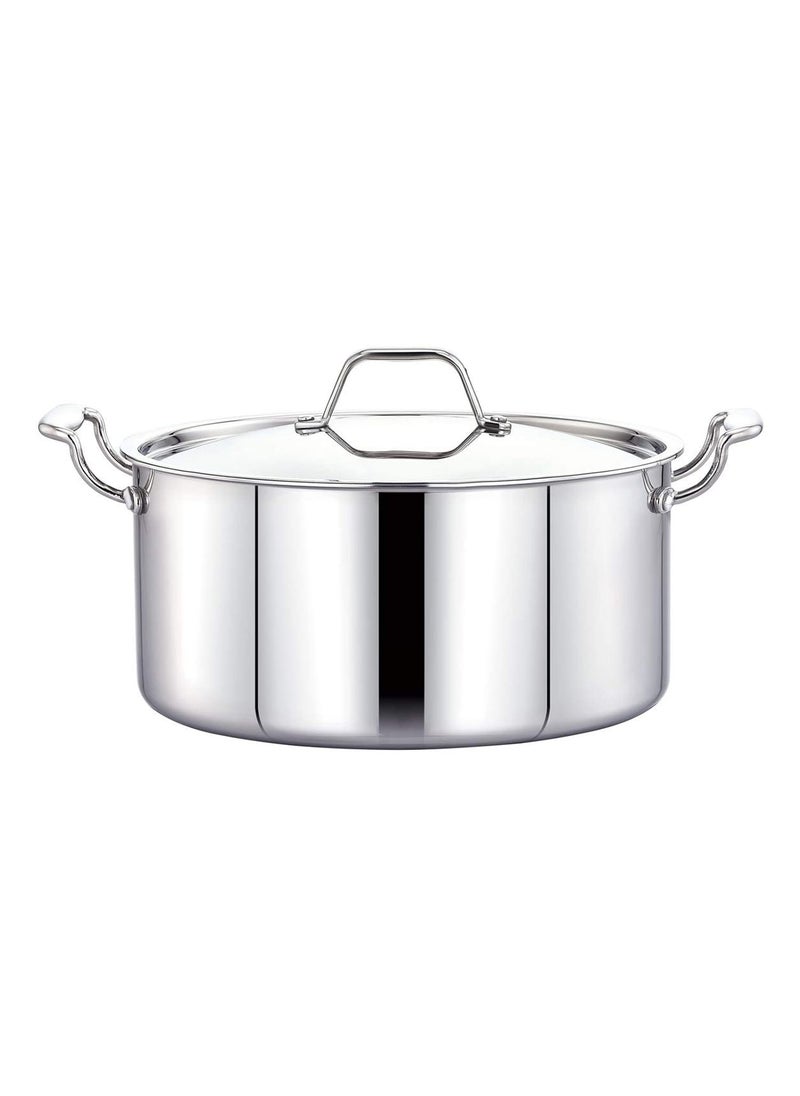 MAXIMA Triply Stainless Steel Saucepot 28Cm83LiterSuperior Heat ConductivityVersatile SizesAnd Durability For Perfectly Even CookingIdeal For Induction Stovetops
