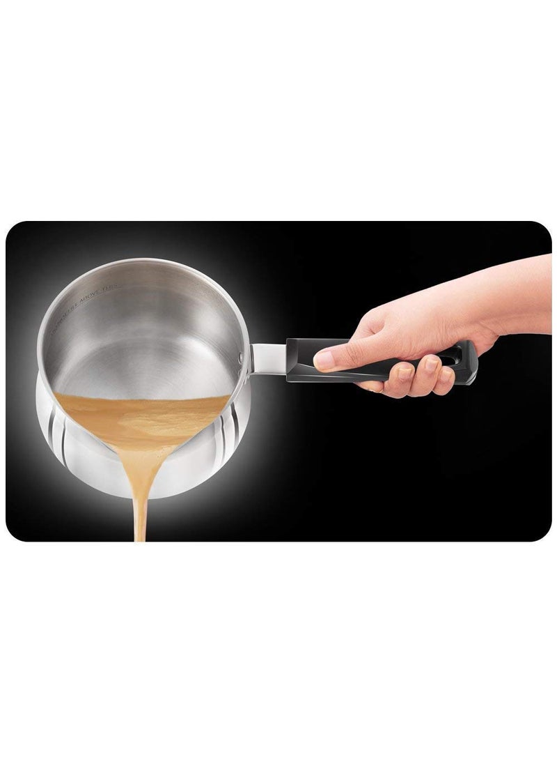 Stephy Aluminium Sauce Pan 1500ml 1 Piece Silver