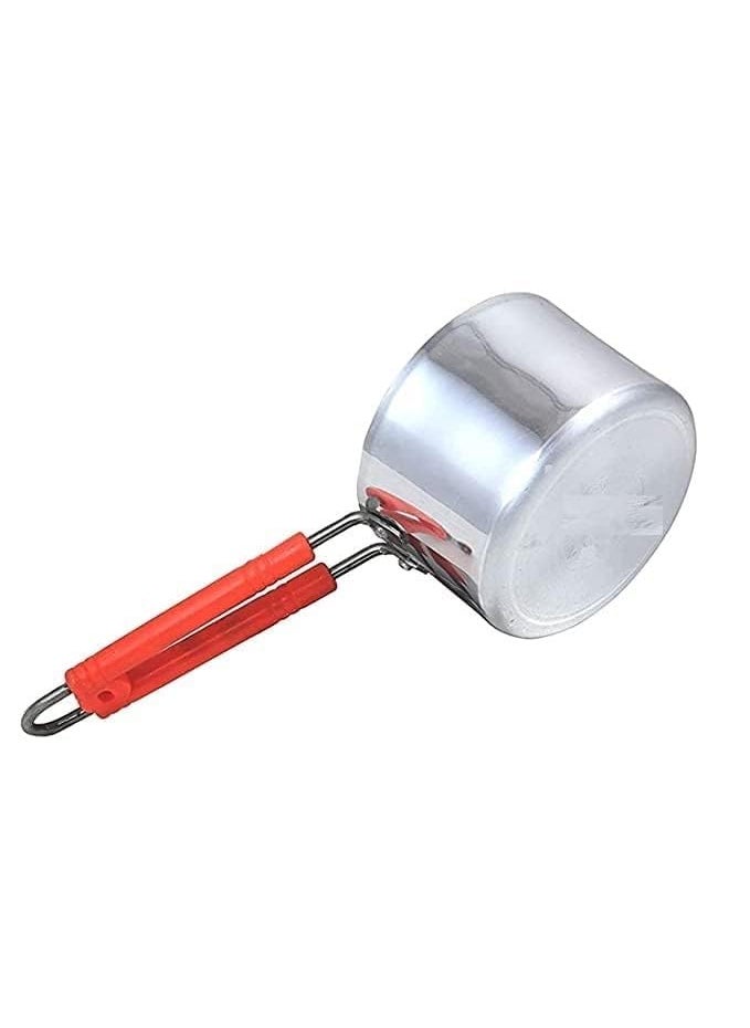 Tannu Craft Aluminium Saucepan 15 L 1 Piece Silver Pure Aluminium Sauce PAN Tea PANMilk PAN 15 Litter