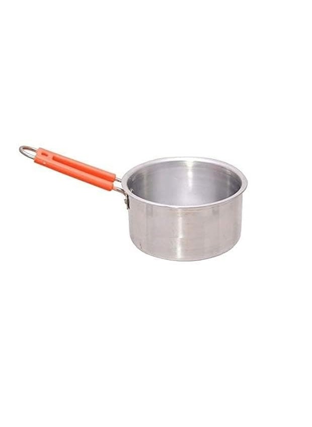 Tannu Craft Aluminium Saucepan 15 L 1 Piece Silver Pure Aluminium Sauce PAN Tea PANMilk PAN 15 Litter