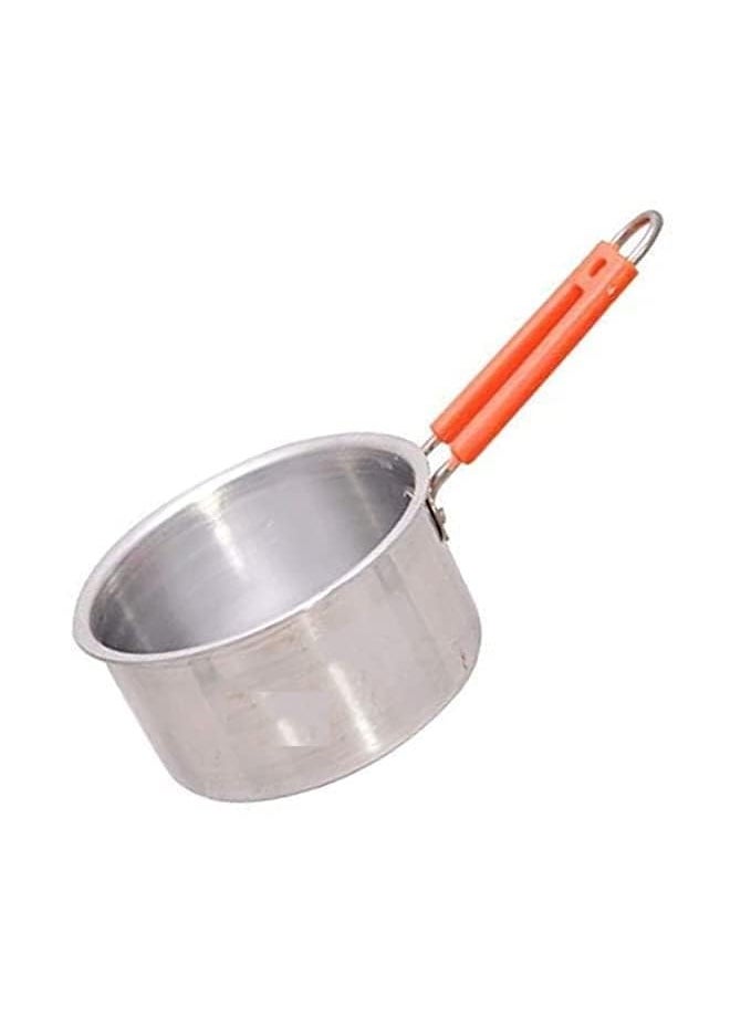 Tannu Craft Aluminium Saucepan 15 L 1 Piece Silver Pure Aluminium Sauce PAN Tea PANMilk PAN 15 Litter