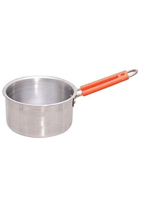 Tannu Craft Aluminium Saucepan 15 L 1 Piece Silver Pure Aluminium Sauce PAN Tea PANMilk PAN 15 Litter