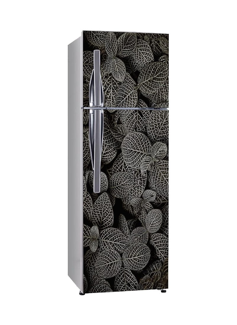 Advait Designs Decorative Abstract Beautiful Dark Leaves Extra lardge Fridge Sticker for Fridge dcor 60Cm X 160Cm