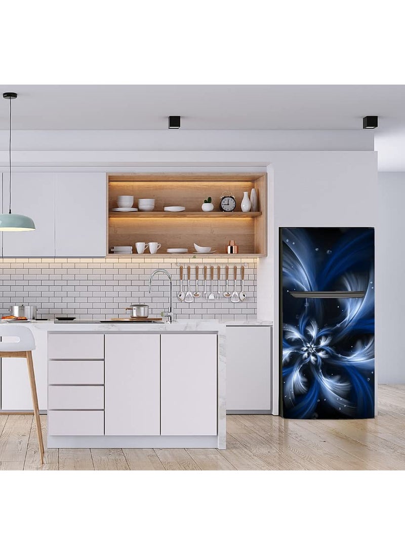 Advait Designs Abstract Design Colorfull Decorative Fridge Sticker Multicolor Vinyl 120x60SD_AEFS423