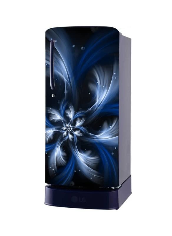 Advait Designs Abstract Design Colorfull Decorative Fridge Sticker Multicolor Vinyl 120x60SD_AEFS423