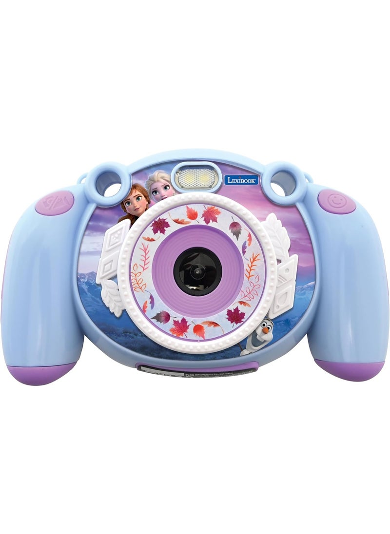 Lexibook Frozen - Kids digital camera, photo and video function, games, 32GB SD card included