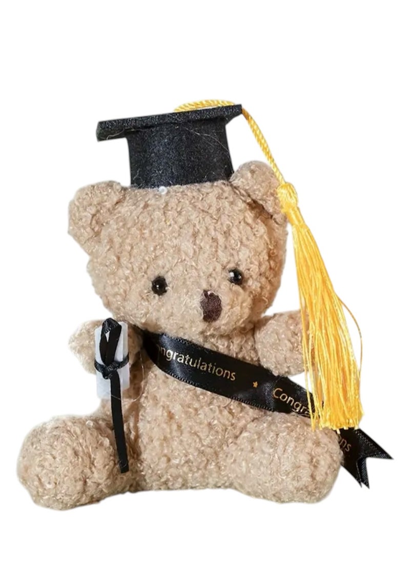Teddy Bear Graduation Plush Toy Present for him her Women Men, Cute Gift Idea for Boys Girls, Congratulations Party Surprise Nursery School University, End of Class 2025 Term