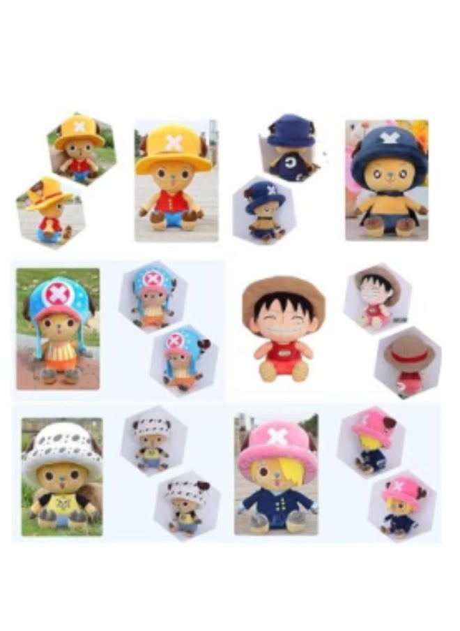 Stuffed Anime Plush Doll for Anime Cartoon Fans Anime Plush Toy Collectibles Stuffed Soft Plush Doll